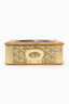 Goyard Gold Canvas Goyardine Travel Pet Bowl 'Ecuelle Edmond' Trunk