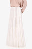 Michael Costello x Revolve White Tiered Maxi Skirt Size XS