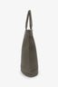 Bottega Veneta Grey Intrecciato Woven Nappa Leather Shopper Tote Bag