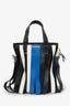 Balenciaga Multicolor Leather Bazar Fringe Small Tote Bag With Strap