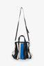 Balenciaga Multicolor Leather Bazar Fringe Small Tote Bag With Strap