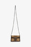 Gucci Brown Leather/Fabric 'GG' Supreme Super Mini 'Dionysus' Chain Bag