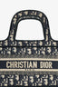 Christian Dior 2020 Navy Oblique Mini Book Tote