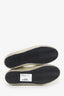 Golden Goose White/Gold Leather Sequin Low Top Sneaker Size 38