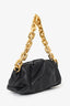 Bottega Veneta Black Leather The Chain Pouch Bag