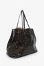 Alaïa Paris Black Leather Laser Cut Tote