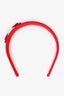 Salvatore Ferragamo Red Bow Headband