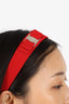 Salvatore Ferragamo Red Bow Headband
