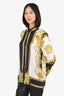 Versace Gold/Black Long Sleeve Blouse Size 42