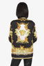 Versace Gold/Black Long Sleeve Blouse Size 42