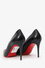 Christian Louboutin Black Leather Studded Cabo Pumps Size 39