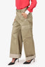 Sacai Khaki Belted Cargo Pants Size 3