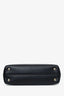 Bvlgari Black Soft Calfskin Serpentine Top Handle Bag with Strap