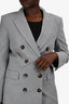 Veronica Beard Grey Double Breasted Blazer Size 10