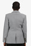 Veronica Beard Grey Double Breasted Blazer Size 10