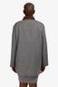 Veronica Beard Grey/Brown Courdroy Detail Button Down Jacket Size L