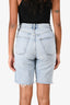 Agolde Blue Denim Distressed Shorts Size 23