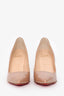 Christian Louboutin Blush Patent Leather Pointed Toe Heels Size 36.5