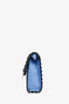 Valentino Blue Grained Leather Rockstud Crossbody