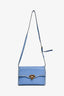 Valentino Blue Grained Leather Rockstud Crossbody