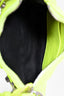 Balenciaga Neon Yellow Leather 'Le Cagole' Crossbody Bag with Strap