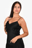 Frame Black Satin Cami Size XS