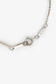 Tiffany & Co Sterling Silver Dainty Moonstone Bracelet