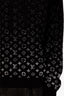Louis Vuitton Black Cotton Gradient Monogram Hoodie Size L Mens