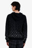 Louis Vuitton Black Cotton Gradient Monogram Hoodie Size L Mens