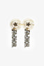 Christian Dior Faux Pearl/Crystal J'Adior Drop Earrings
