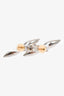 Louis Vuitton Gold/Silver Tone 'Louisette' Earrings