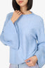 3.1 Philip Lim Blue Flared Sleeve Sweater Size S