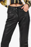 Rudsak Black Leather Wide Leg Pants Size 26
