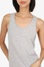 MM6 Maison Margiela Grey Cut-out Back Tank Top Size M