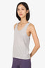 MM6 Maison Margiela Grey Cut-out Back Tank Top Size M