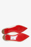 Christian Louboutin Mesh/Crystal Embellished 'Follies' Pointed Flats Size 39