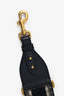 Christian Dior Black Logo Canvas Guitar Strap