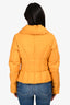 Weekend Max Mara Yellow Down Puffer Jacket Size 2 US