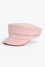 Hermes Pink Cotton Blend Newsboy Hat Size 56