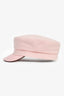 Hermes Pink Cotton Blend Newsboy Hat Size 56