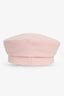 Hermes Pink Cotton Blend Newsboy Hat Size 56