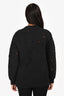 Givenchy Black Cotton Logo Distressed Sweatshirt Size M Mens