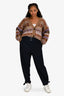 JW Anderson Navy Belted Cuff Pants Size 10
