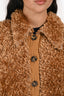 Missoni Brown Wool Shearling Jacket Size 42