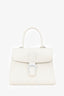 Delvaux 2018 White Box Calfskin Brilliant MM with Strap