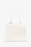 Delvaux 2018 White Box Calfskin Brilliant MM with Strap