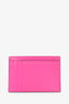 Valentino Pink Leather Card Holder