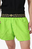 Versace Neon Green Medusa Swim Shorts Size 6 Mens