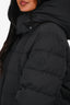 Moncler Black Down Logo Puffer Jacket Size 1