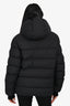 Moncler Black Down Logo Puffer Jacket Size 1